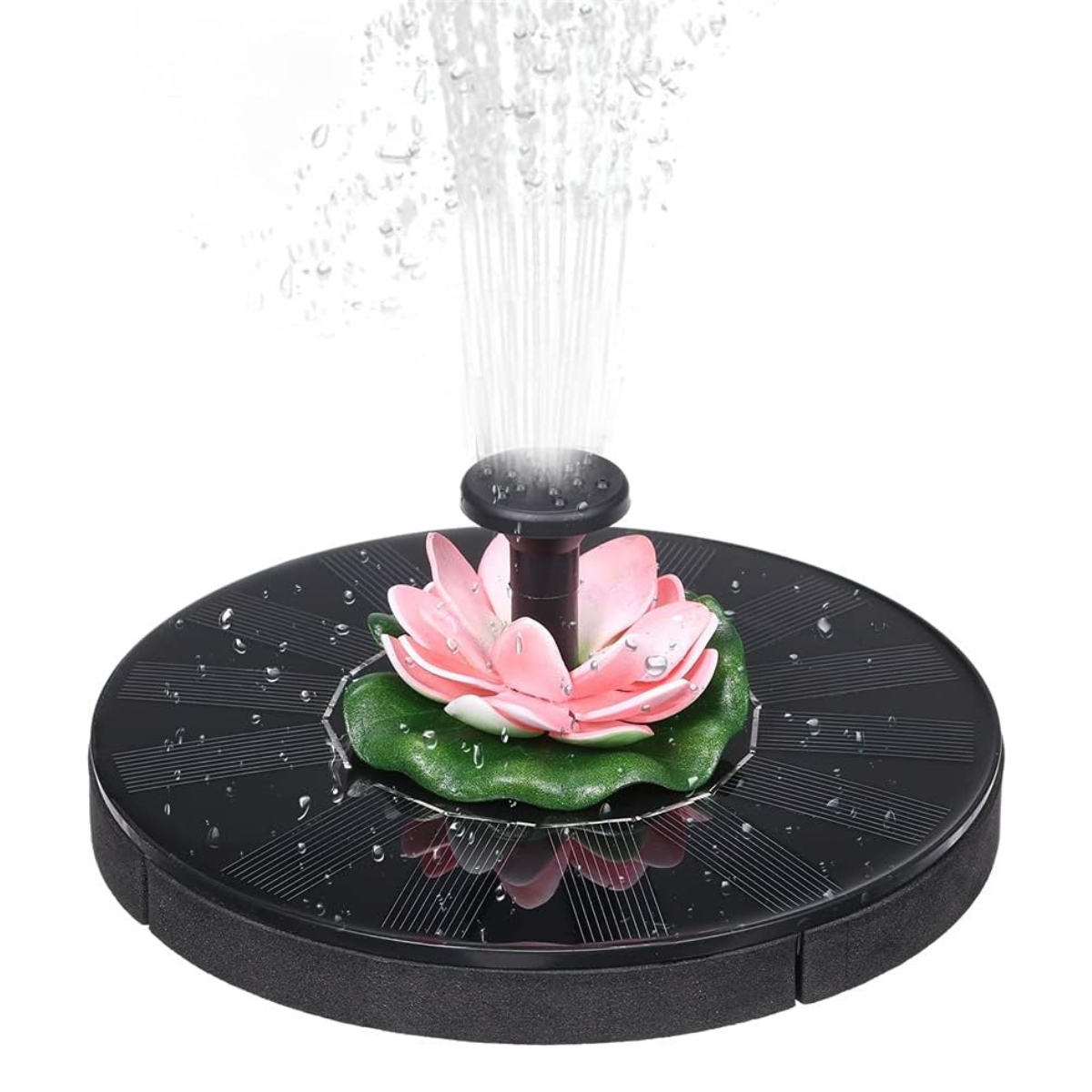 Fuente De Flor Solar Redonda Para Jardin